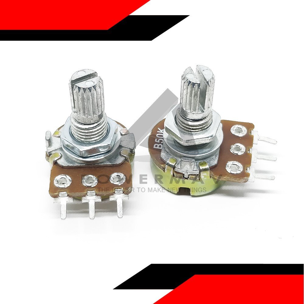 2pcs 3pin b50k potentiometer - Image 4