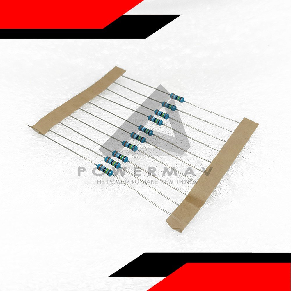 10pcs 3.9m ohms 5 band resistor 1/4w - Image 3