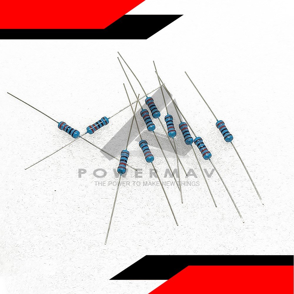 10pcs 220 ohms 5 band resistor 1/2 watt - Image 2