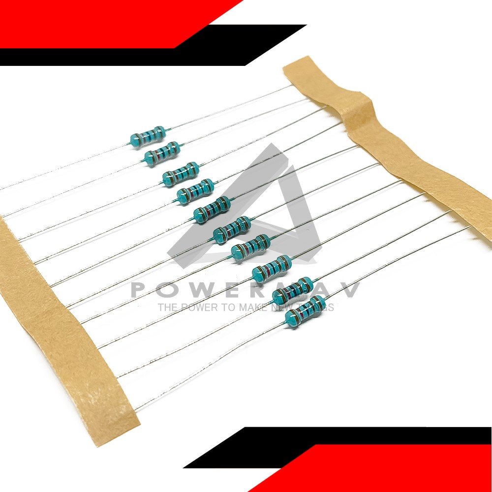 10pcs 1.2k ohms 5 band resistor 1/4w