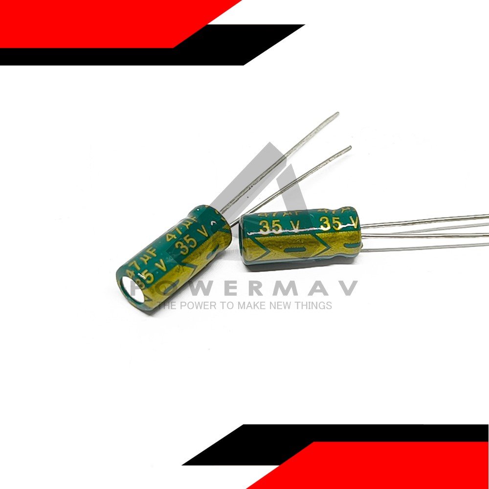2PCS 47UF 35V CAPACITOR