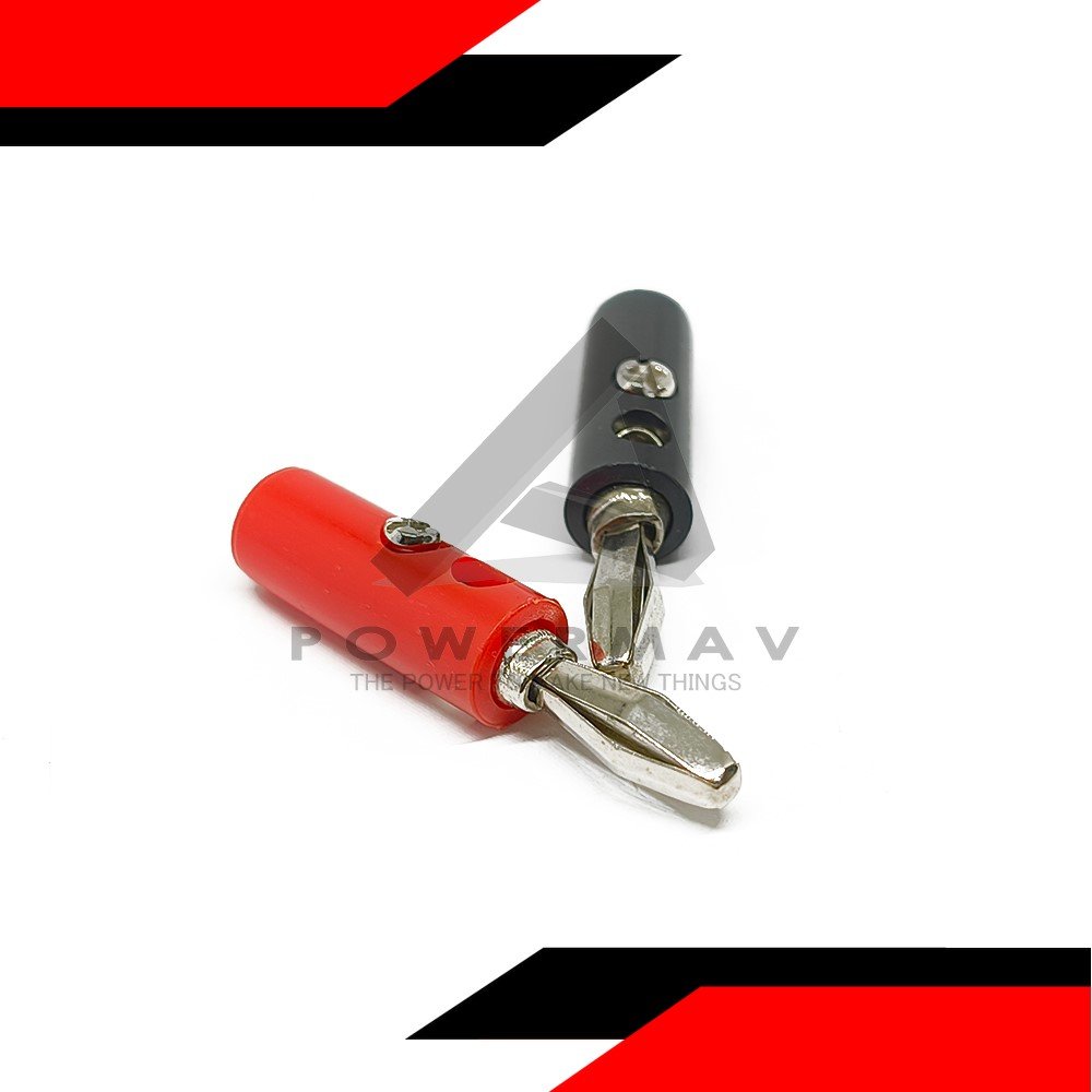 1 PAIR BANANA JACK MALE